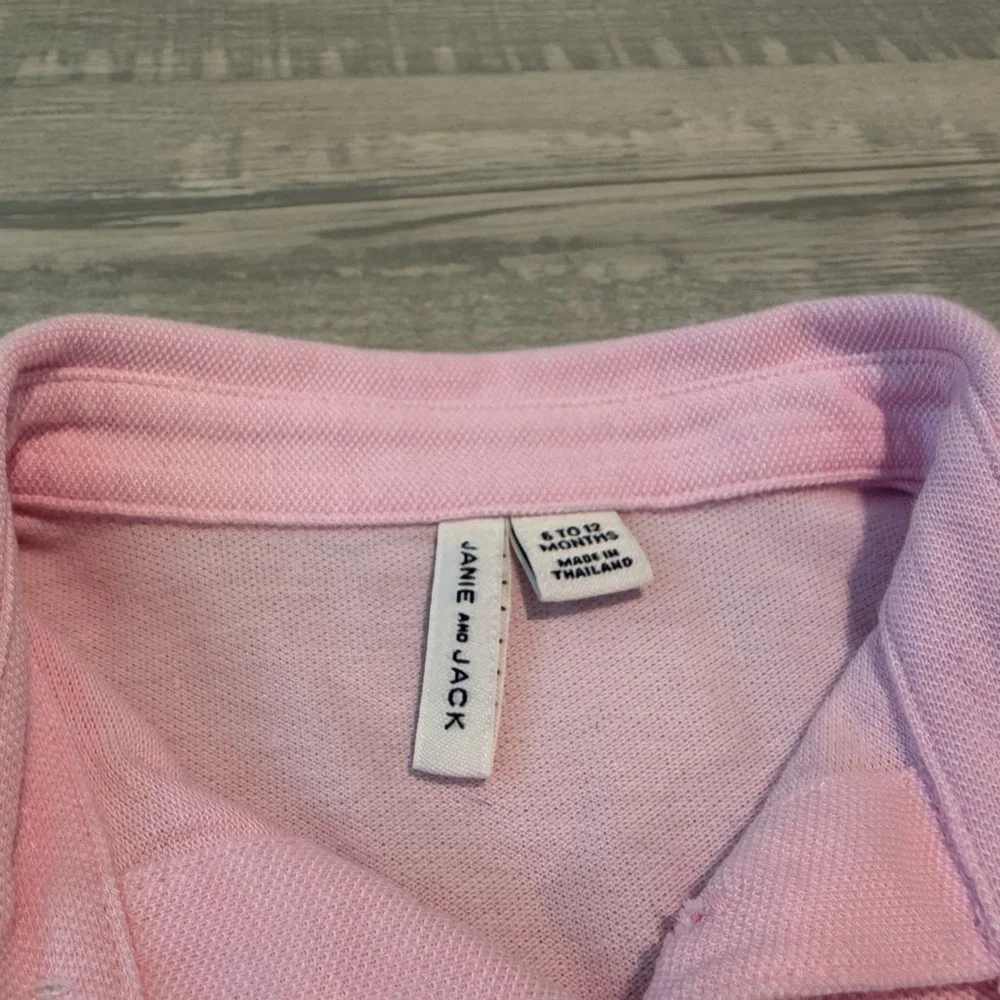 Janie and Jack Soft Pink Polo Shirt for Kids - Picture 3 of 3